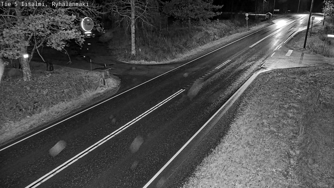 Weather Camera Image Road 5 Iisalmi, Ryhälänmäki, Iisalmi, Pohjois-Savo
