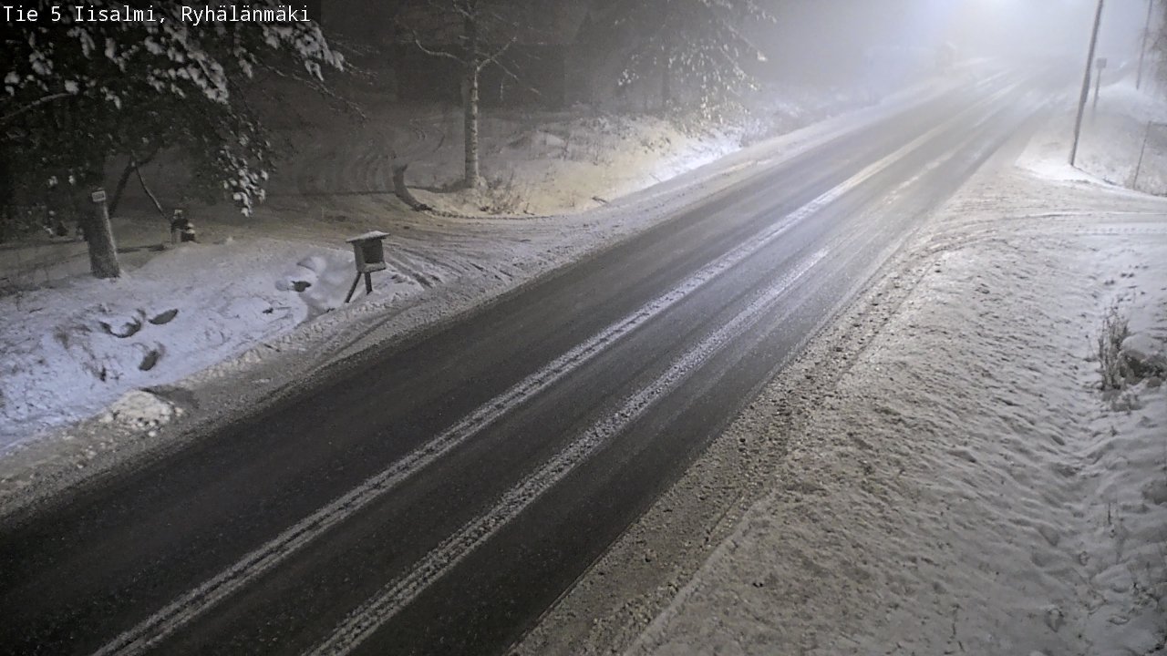 Weather Camera Image Väg 5 Idensalmi, Ryhälänmäki, Iisalmi, Pohjois-Savo