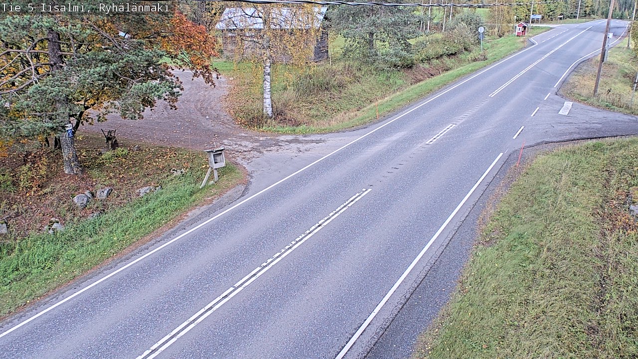 Weather Camera Image Road 5 Iisalmi, Ryhälänmäki, Iisalmi, Pohjois-Savo