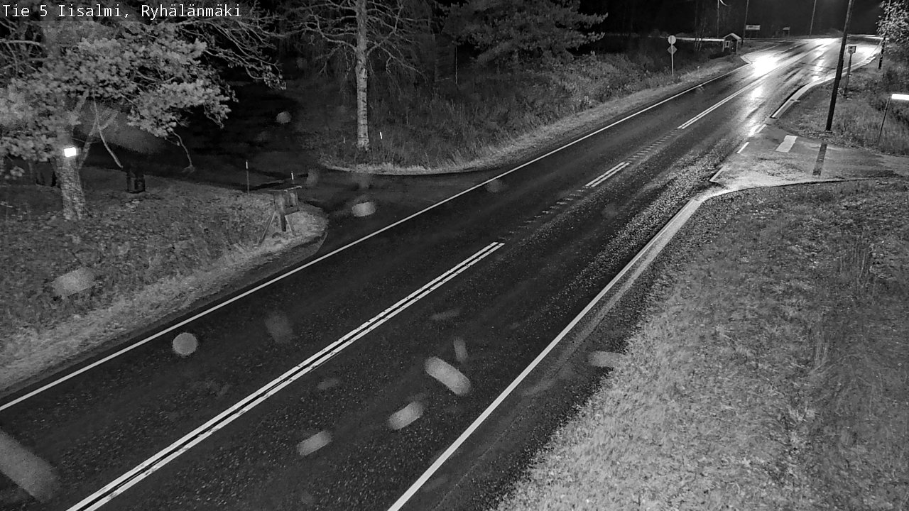 Weather Camera Image Väg 5 Idensalmi, Ryhälänmäki, Iisalmi, Pohjois-Savo