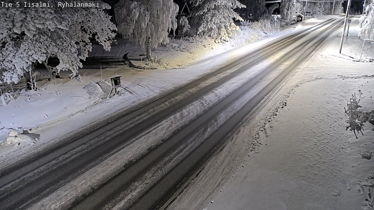 Weather Camera Image Väg 5 Idensalmi, Ryhälänmäki, Iisalmi, Pohjois-Savo