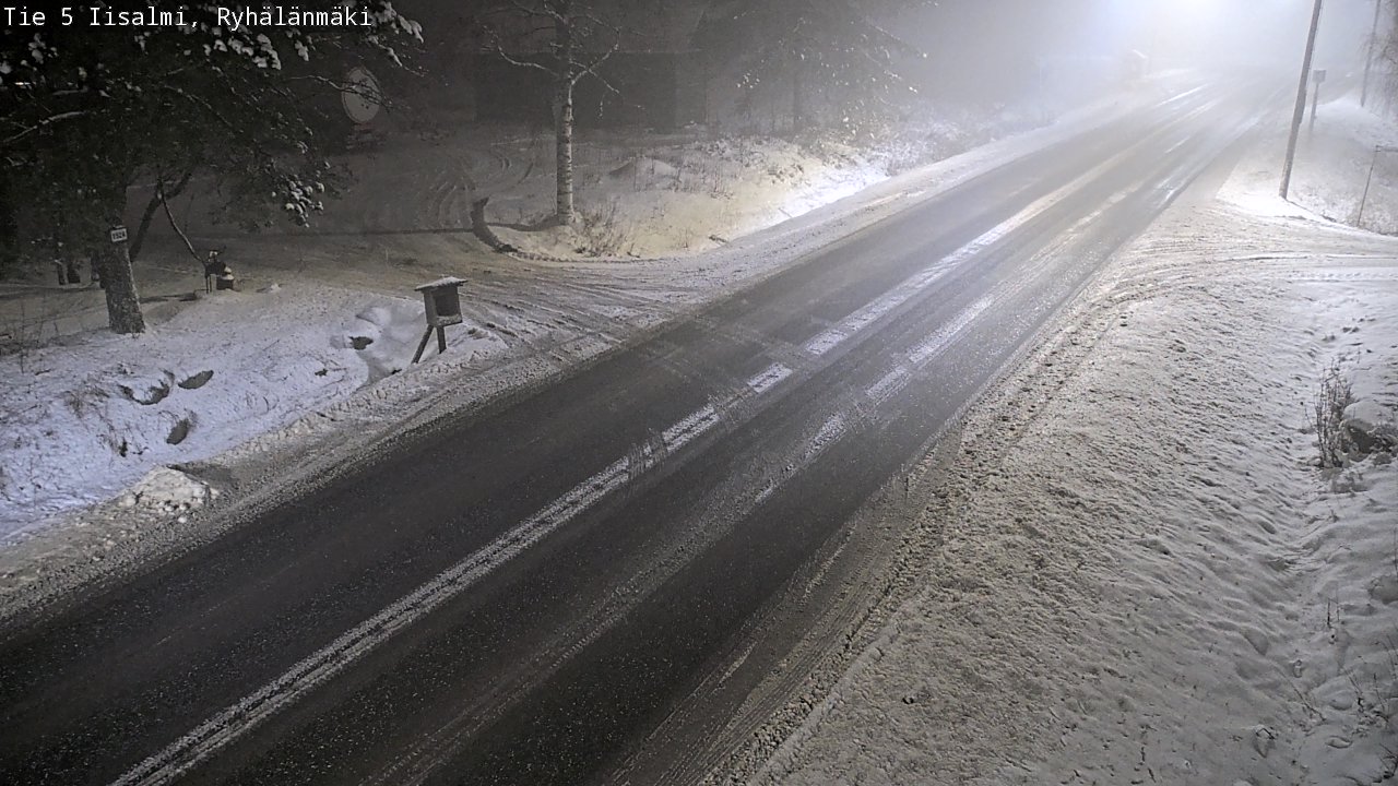Weather Camera Image Väg 5 Idensalmi, Ryhälänmäki, Iisalmi, Pohjois-Savo