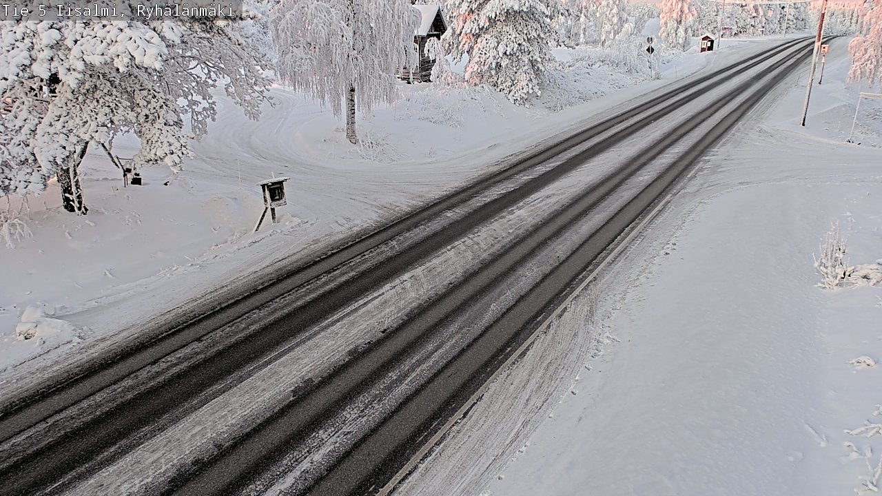 Weather Camera Image Väg 5 Idensalmi, Ryhälänmäki, Iisalmi, Pohjois-Savo