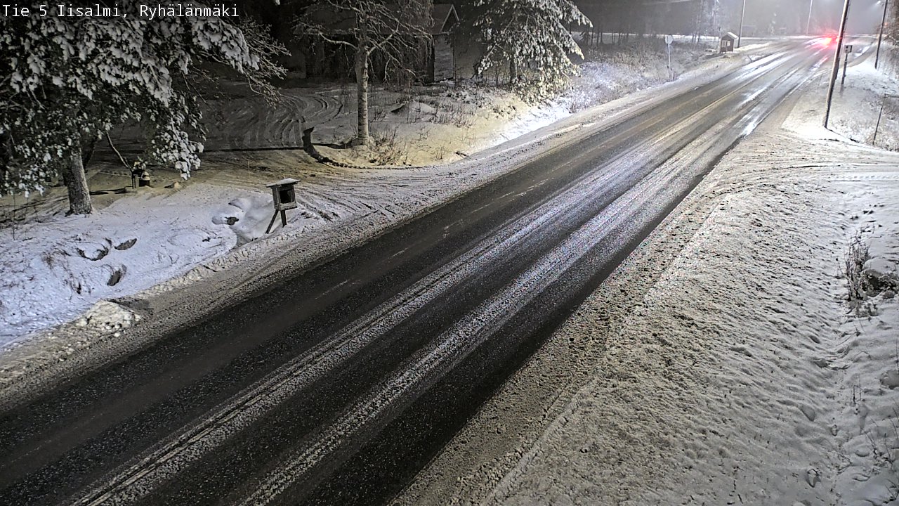 Weather Camera Image Väg 5 Idensalmi, Ryhälänmäki, Iisalmi, Pohjois-Savo