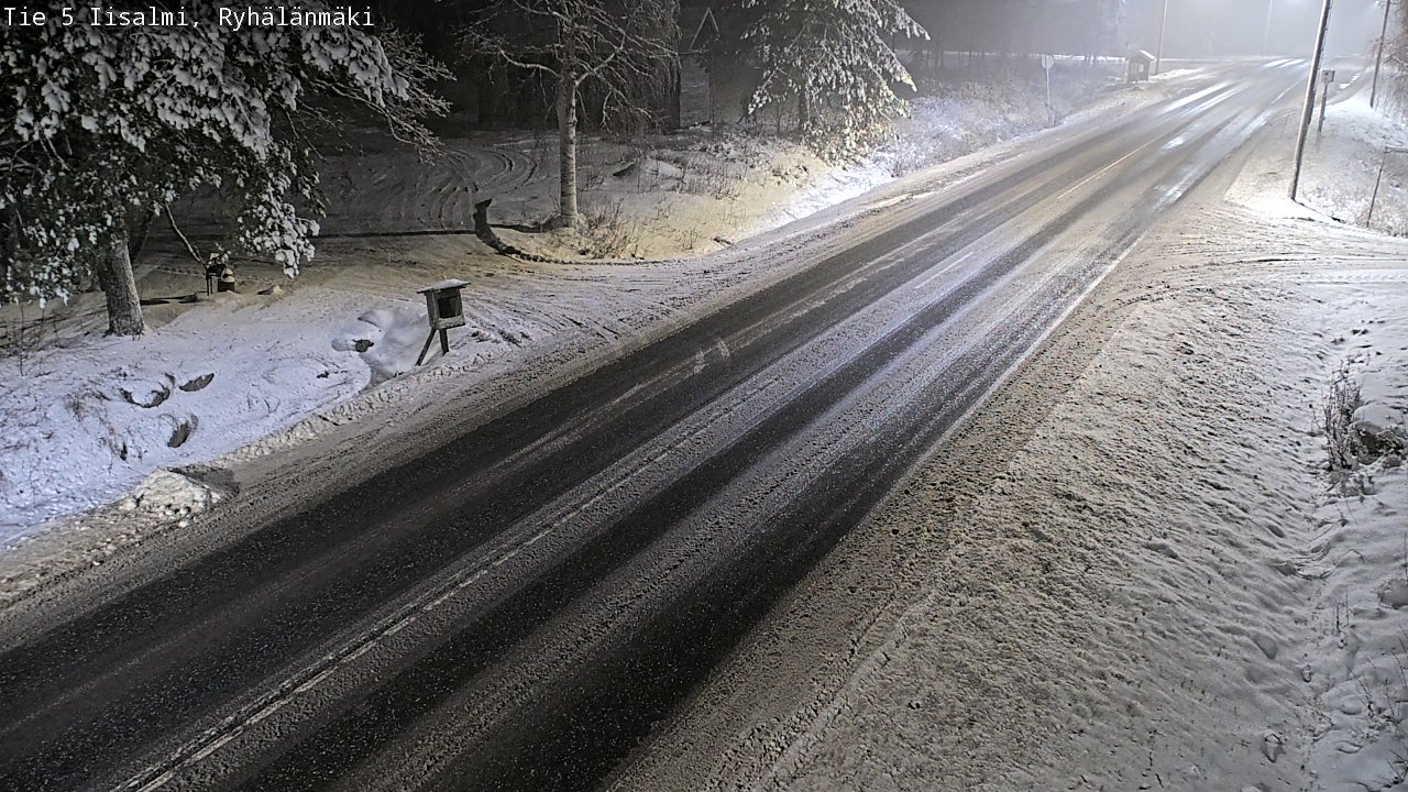 Weather Camera Image Väg 5 Idensalmi, Ryhälänmäki, Iisalmi, Pohjois-Savo