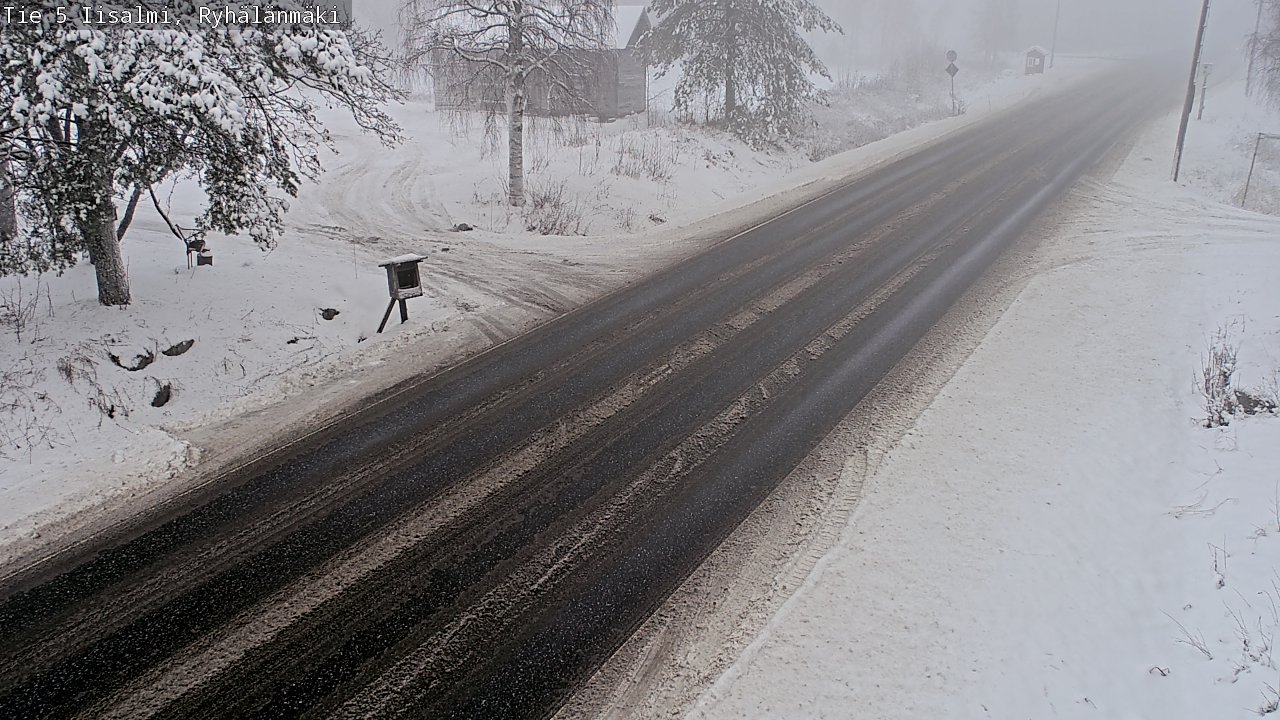 Weather Camera Image Väg 5 Idensalmi, Ryhälänmäki, Iisalmi, Pohjois-Savo