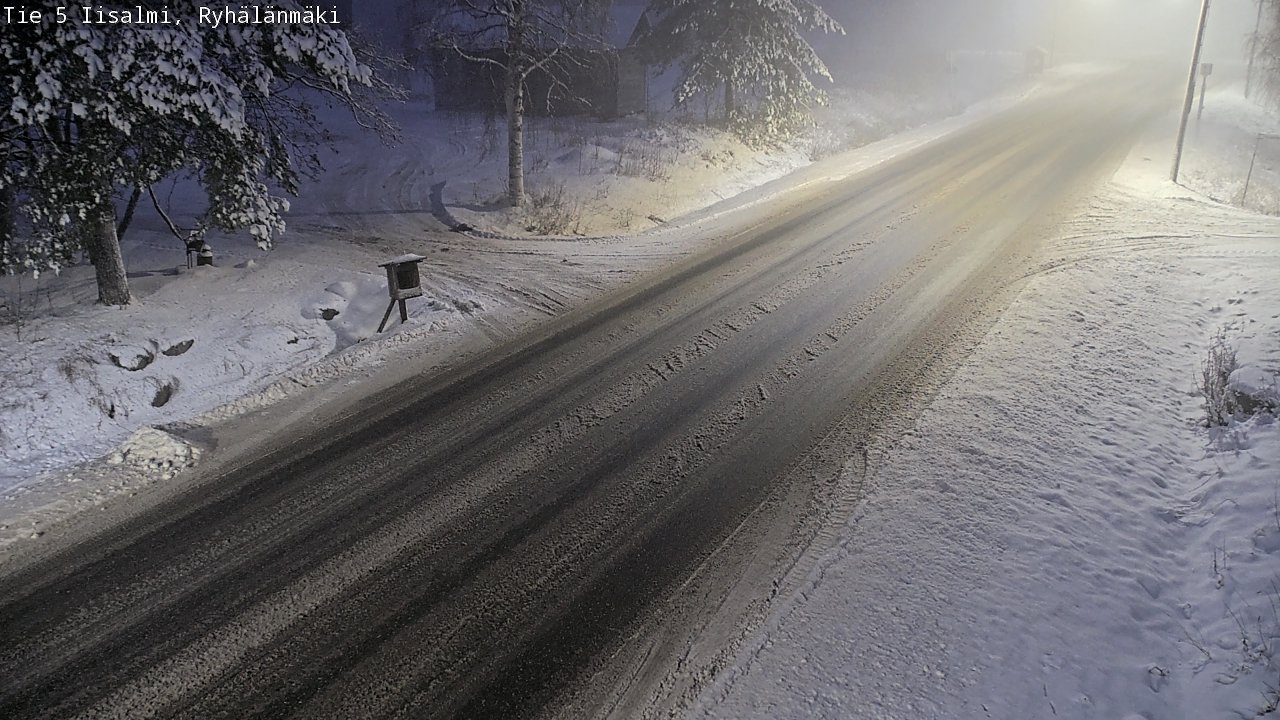 Weather Camera Image Väg 5 Idensalmi, Ryhälänmäki, Iisalmi, Pohjois-Savo