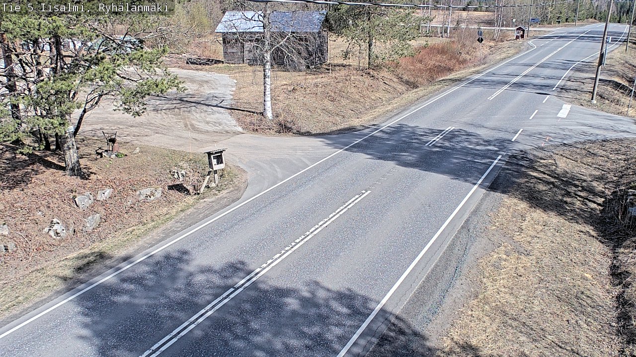 Weather Camera Image Väg 5 Idensalmi, Ryhälänmäki, Iisalmi, Pohjois-Savo