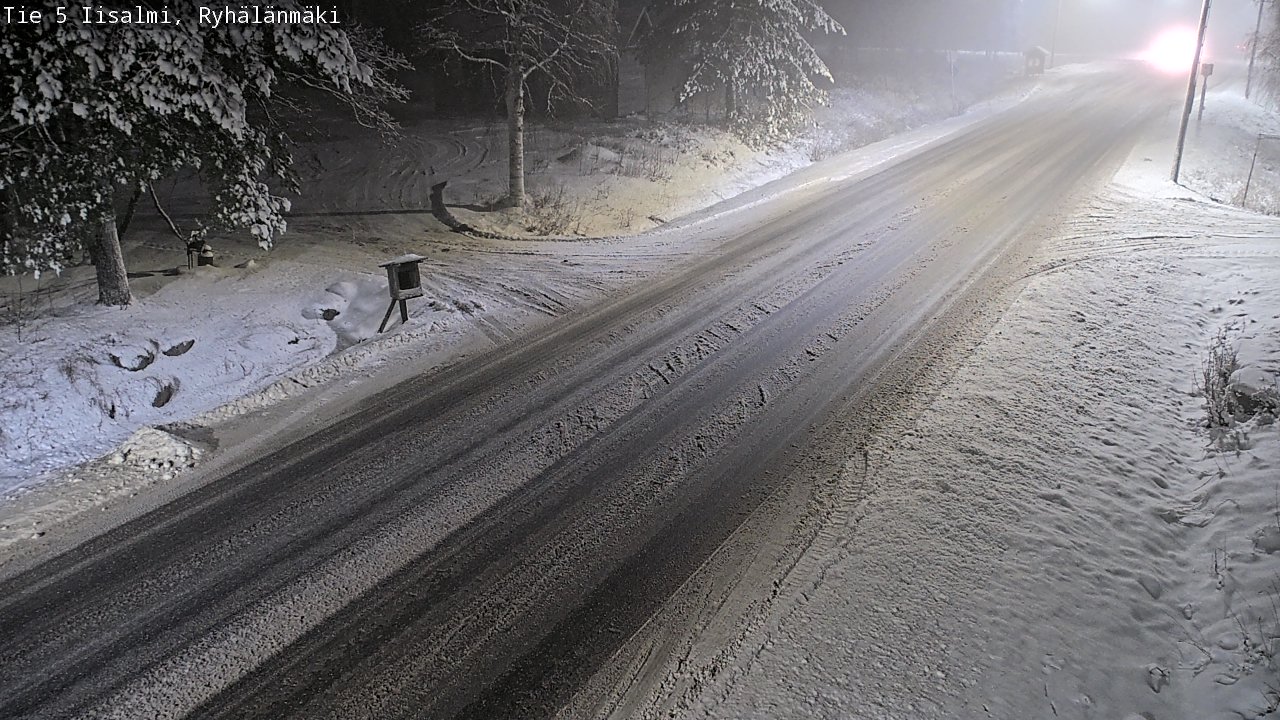 Weather Camera Image Väg 5 Idensalmi, Ryhälänmäki, Iisalmi, Pohjois-Savo