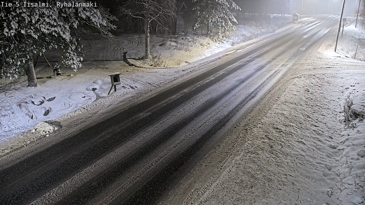 Weather Camera Image Väg 5 Idensalmi, Ryhälänmäki, Iisalmi, Pohjois-Savo