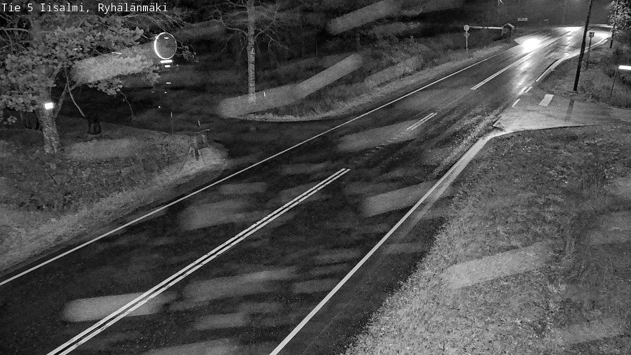 Weather Camera Image Road 5 Iisalmi, Ryhälänmäki, Iisalmi, Pohjois-Savo