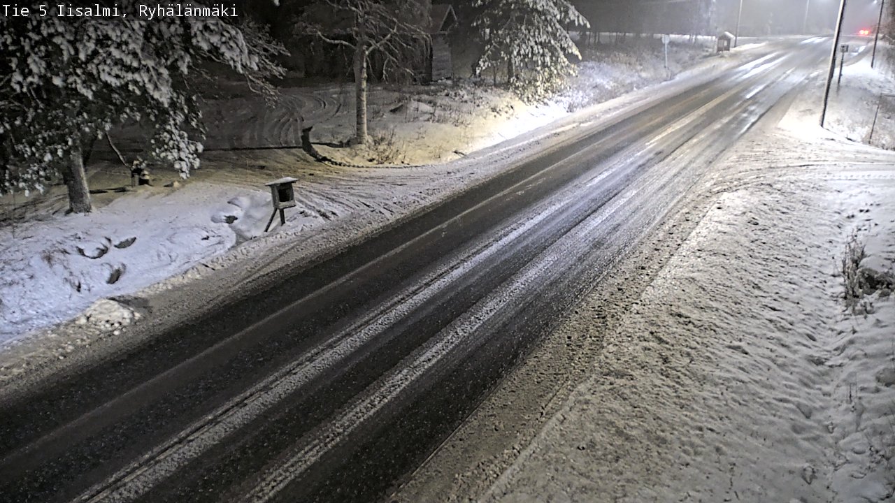 Weather Camera Image Väg 5 Idensalmi, Ryhälänmäki, Iisalmi, Pohjois-Savo