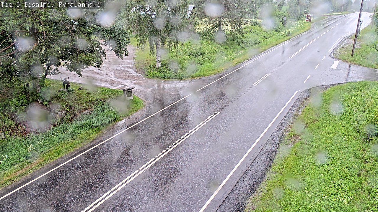 Weather Camera Image Väg 5 Idensalmi, Ryhälänmäki, Iisalmi, Pohjois-Savo