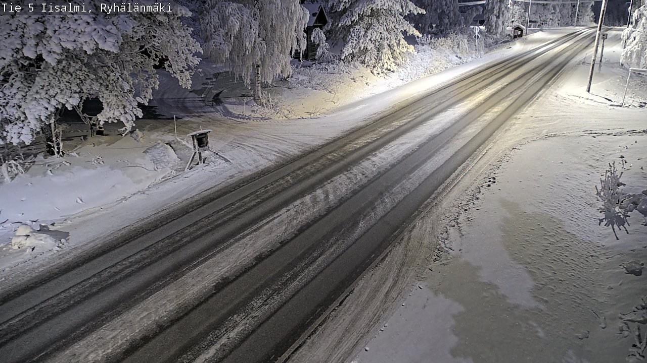Weather Camera Image Väg 5 Idensalmi, Ryhälänmäki, Iisalmi, Pohjois-Savo