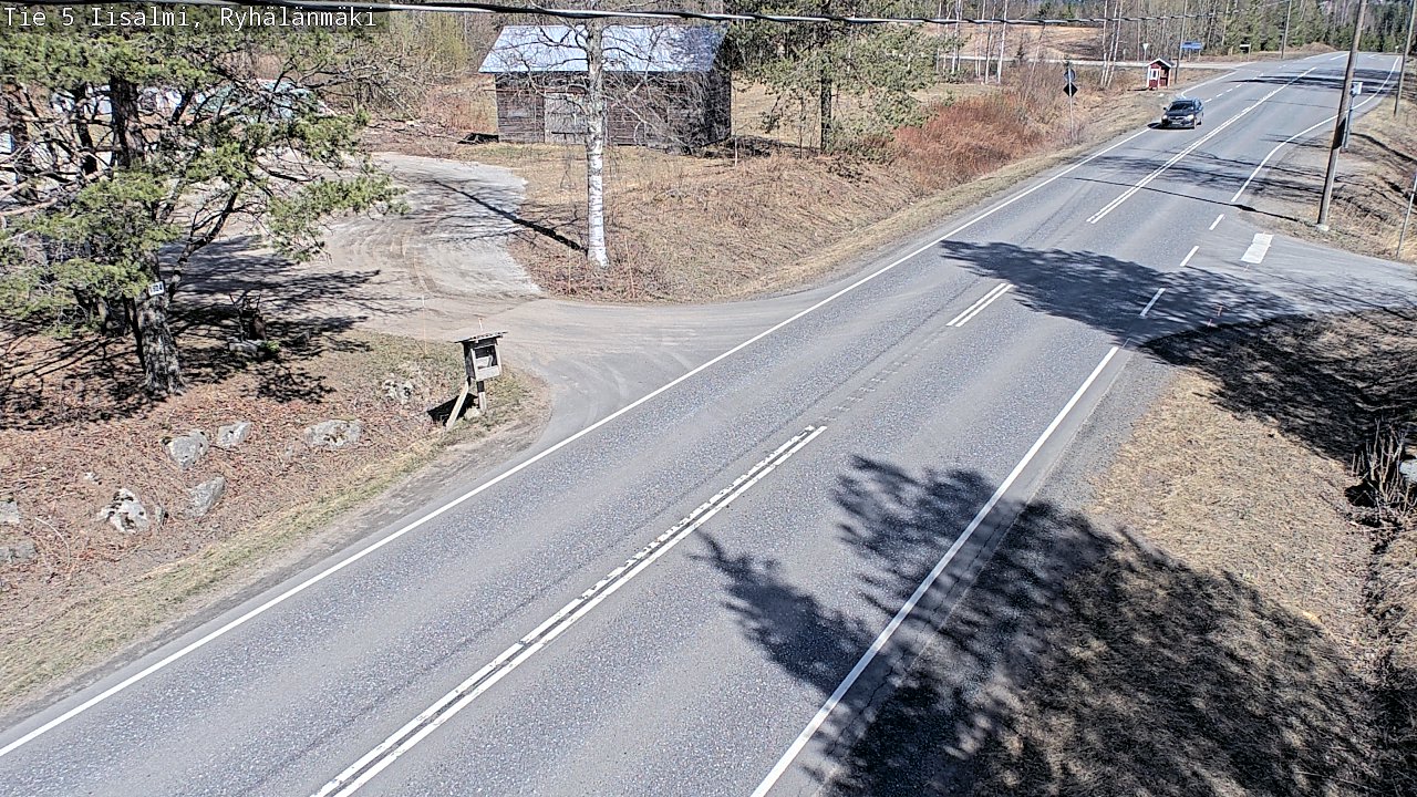 Weather Camera Image Väg 5 Idensalmi, Ryhälänmäki, Iisalmi, Pohjois-Savo