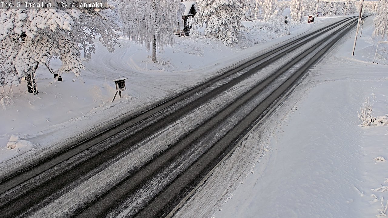 Weather Camera Image Väg 5 Idensalmi, Ryhälänmäki, Iisalmi, Pohjois-Savo
