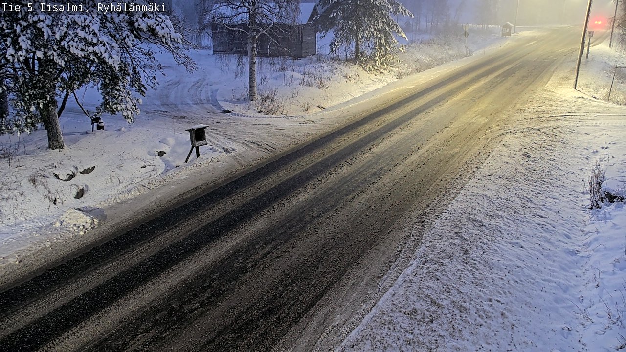 Weather Camera Image Väg 5 Idensalmi, Ryhälänmäki, Iisalmi, Pohjois-Savo