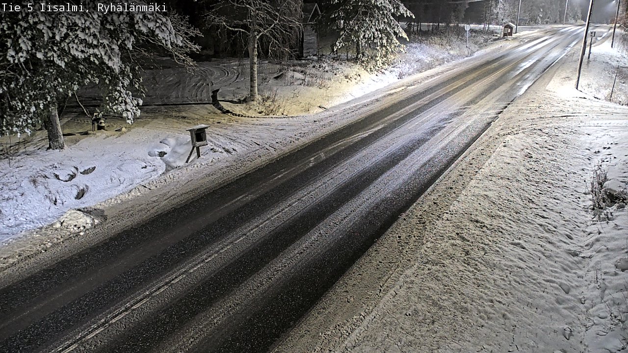 Weather Camera Image Väg 5 Idensalmi, Ryhälänmäki, Iisalmi, Pohjois-Savo