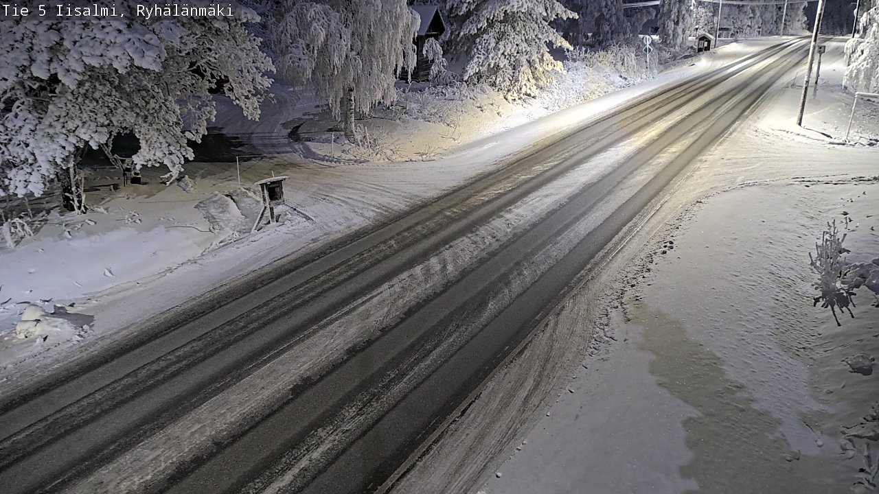 Weather Camera Image Väg 5 Idensalmi, Ryhälänmäki, Iisalmi, Pohjois-Savo