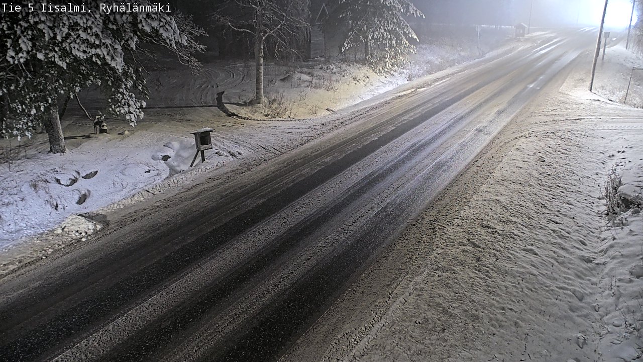 Weather Camera Image Väg 5 Idensalmi, Ryhälänmäki, Iisalmi, Pohjois-Savo