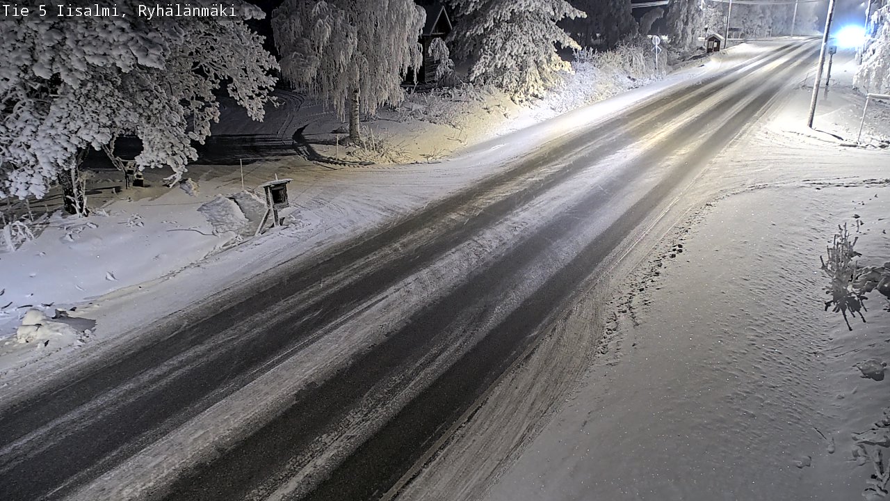 Weather Camera Image Väg 5 Idensalmi, Ryhälänmäki, Iisalmi, Pohjois-Savo