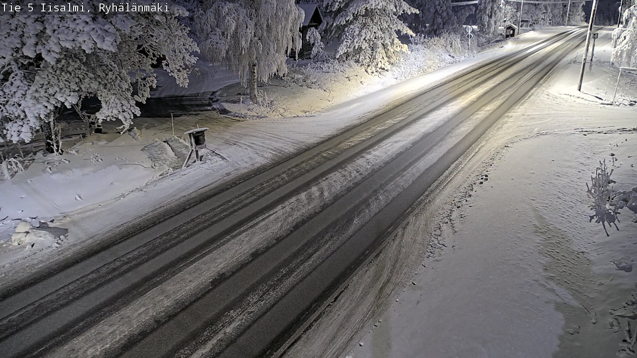 Weather Camera Image Väg 5 Idensalmi, Ryhälänmäki, Iisalmi, Pohjois-Savo