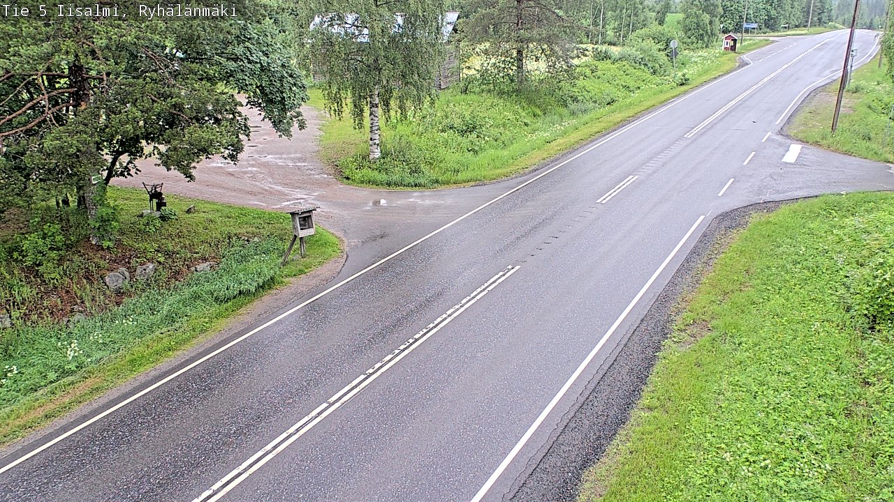 Weather Camera Image Väg 5 Idensalmi, Ryhälänmäki, Iisalmi, Pohjois-Savo