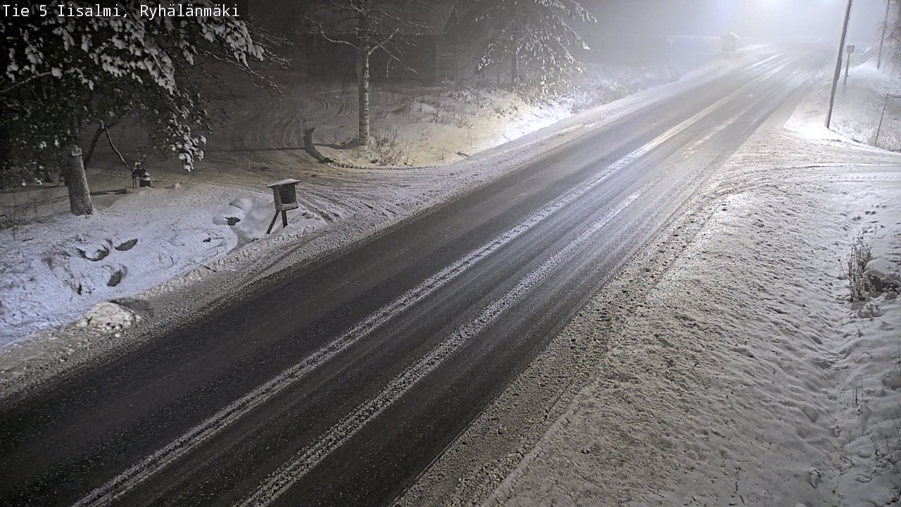 Weather Camera Image Väg 5 Idensalmi, Ryhälänmäki, Iisalmi, Pohjois-Savo