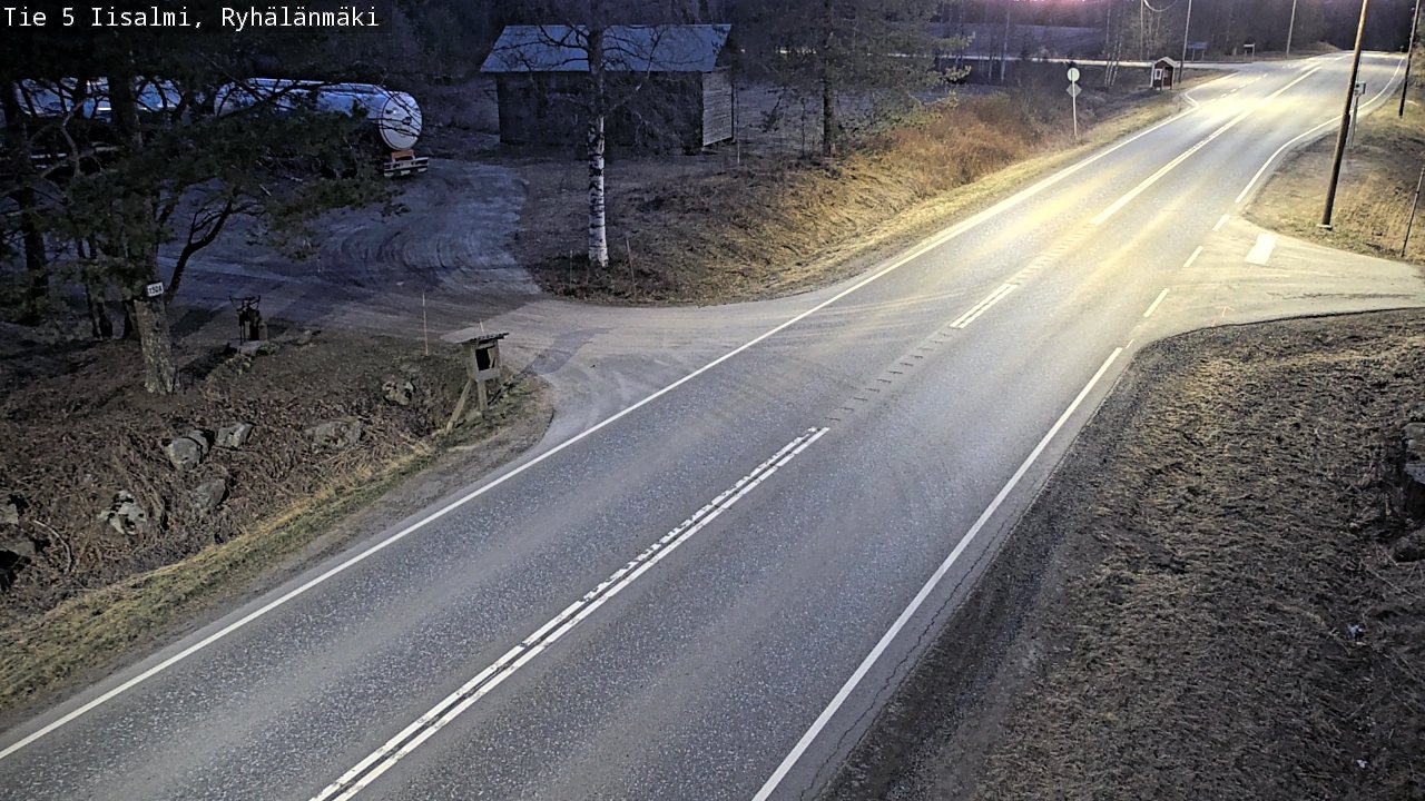 Weather Camera Image Väg 5 Idensalmi, Ryhälänmäki, Iisalmi, Pohjois-Savo