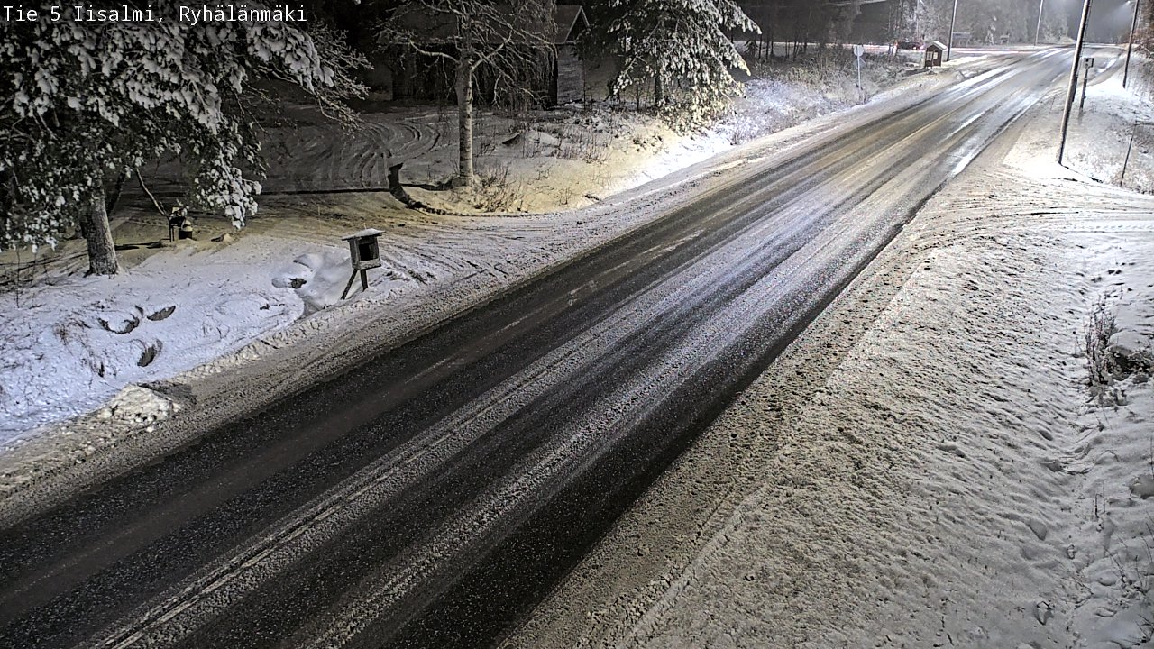 Weather Camera Image Väg 5 Idensalmi, Ryhälänmäki, Iisalmi, Pohjois-Savo