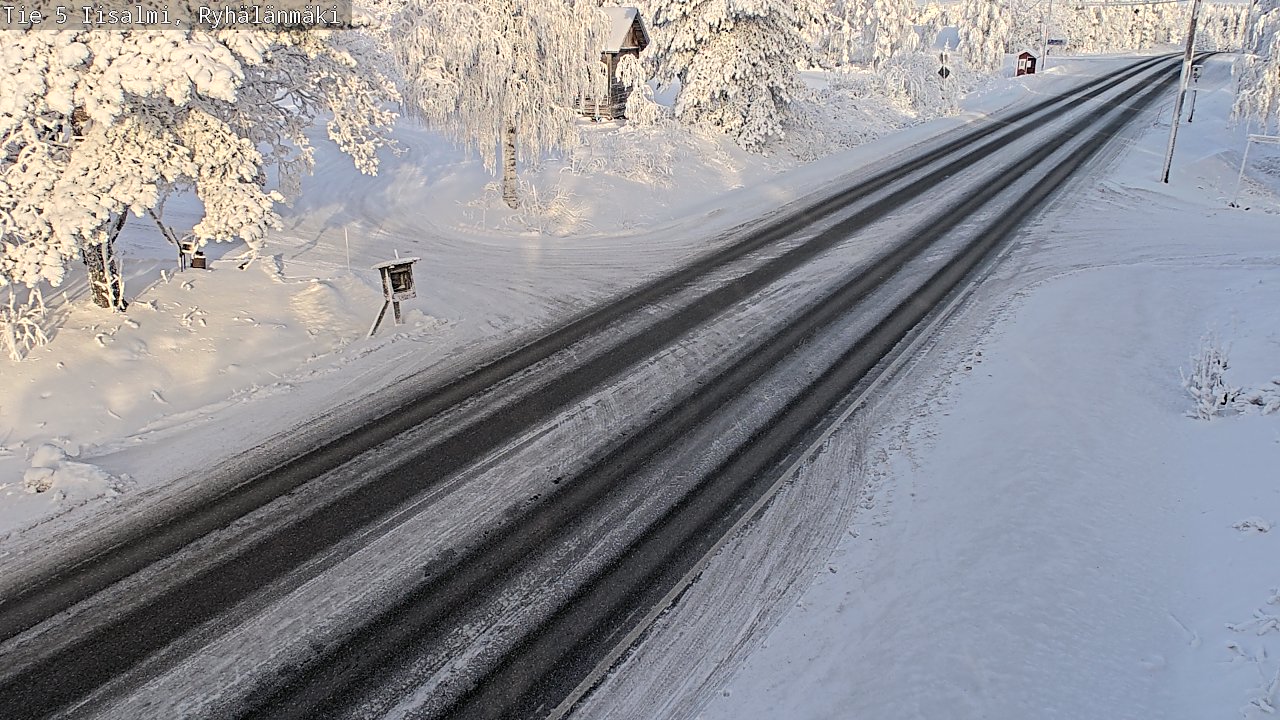 Weather Camera Image Väg 5 Idensalmi, Ryhälänmäki, Iisalmi, Pohjois-Savo