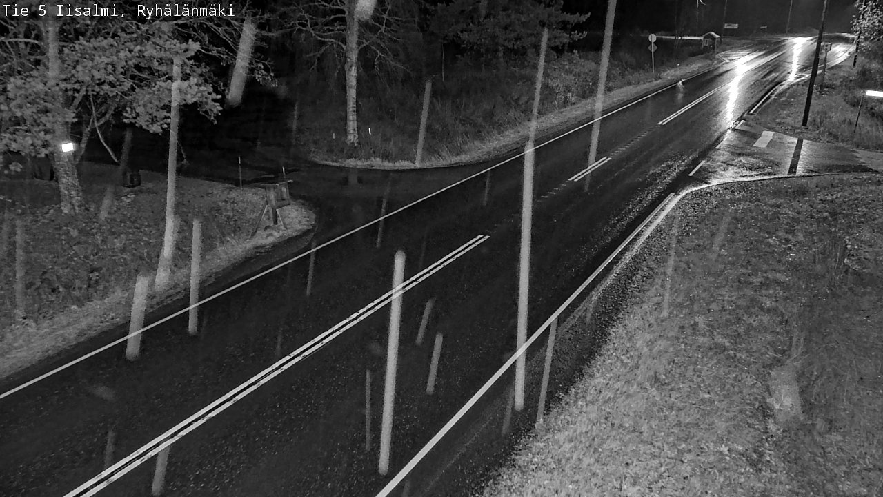 Weather Camera Image Väg 5 Idensalmi, Ryhälänmäki, Iisalmi, Pohjois-Savo