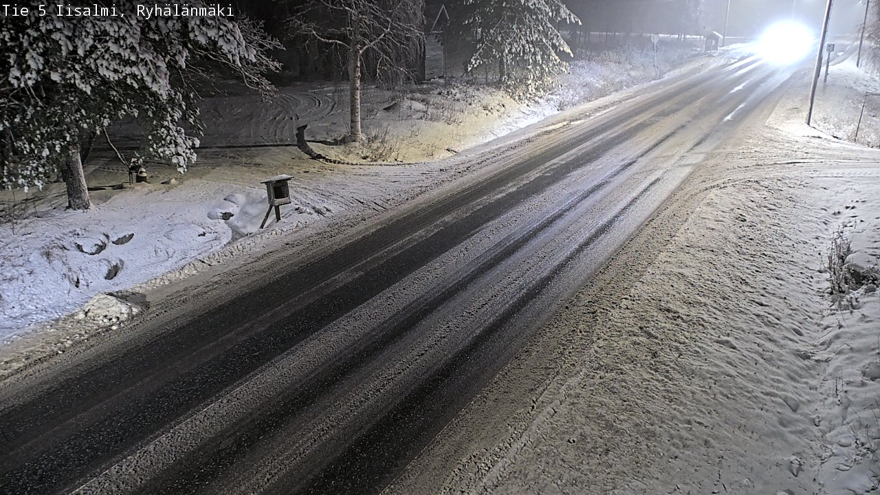 Weather Camera Image Väg 5 Idensalmi, Ryhälänmäki, Iisalmi, Pohjois-Savo