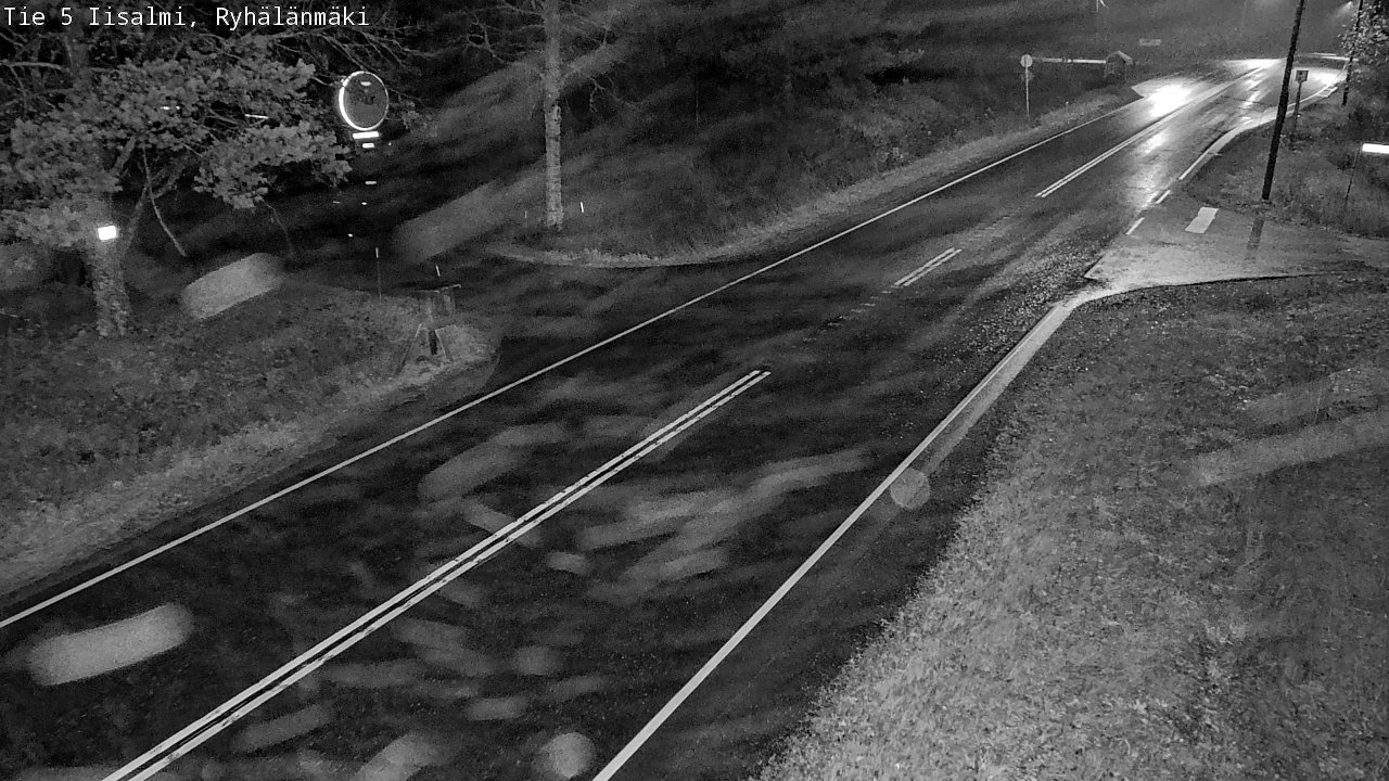 Weather Camera Image Väg 5 Idensalmi, Ryhälänmäki, Iisalmi, Pohjois-Savo