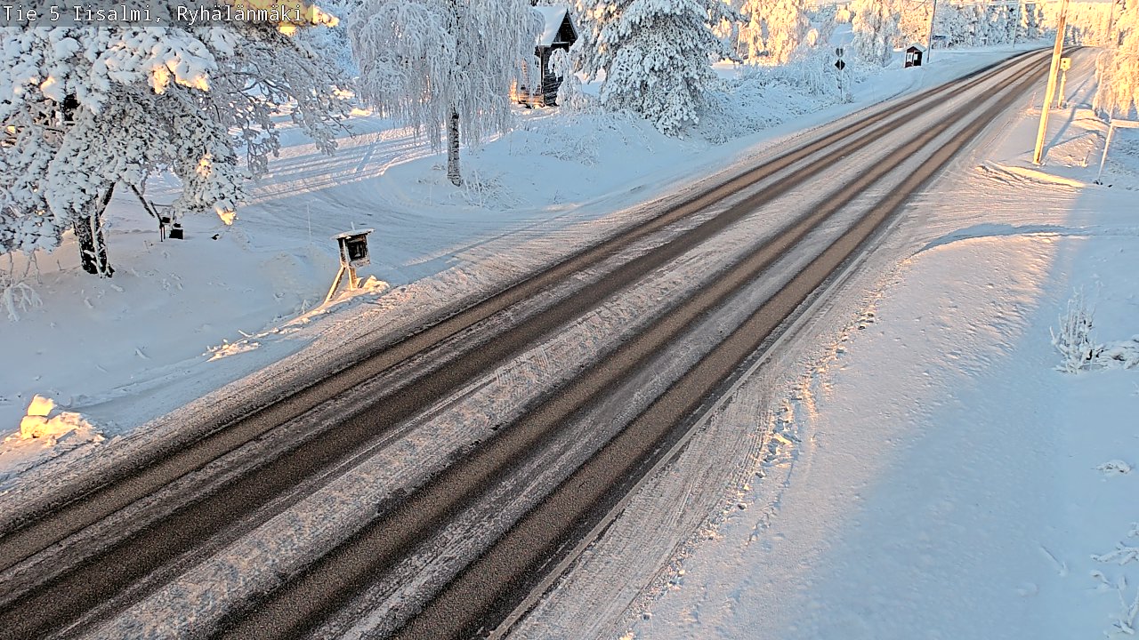 Weather Camera Image Väg 5 Idensalmi, Ryhälänmäki, Iisalmi, Pohjois-Savo