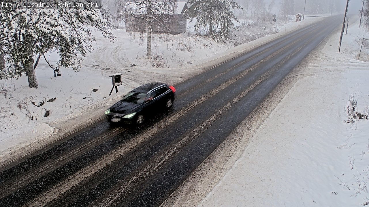 Weather Camera Image Väg 5 Idensalmi, Ryhälänmäki, Iisalmi, Pohjois-Savo