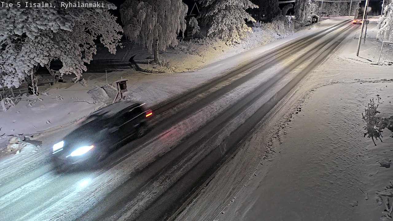 Weather Camera Image Väg 5 Idensalmi, Ryhälänmäki, Iisalmi, Pohjois-Savo