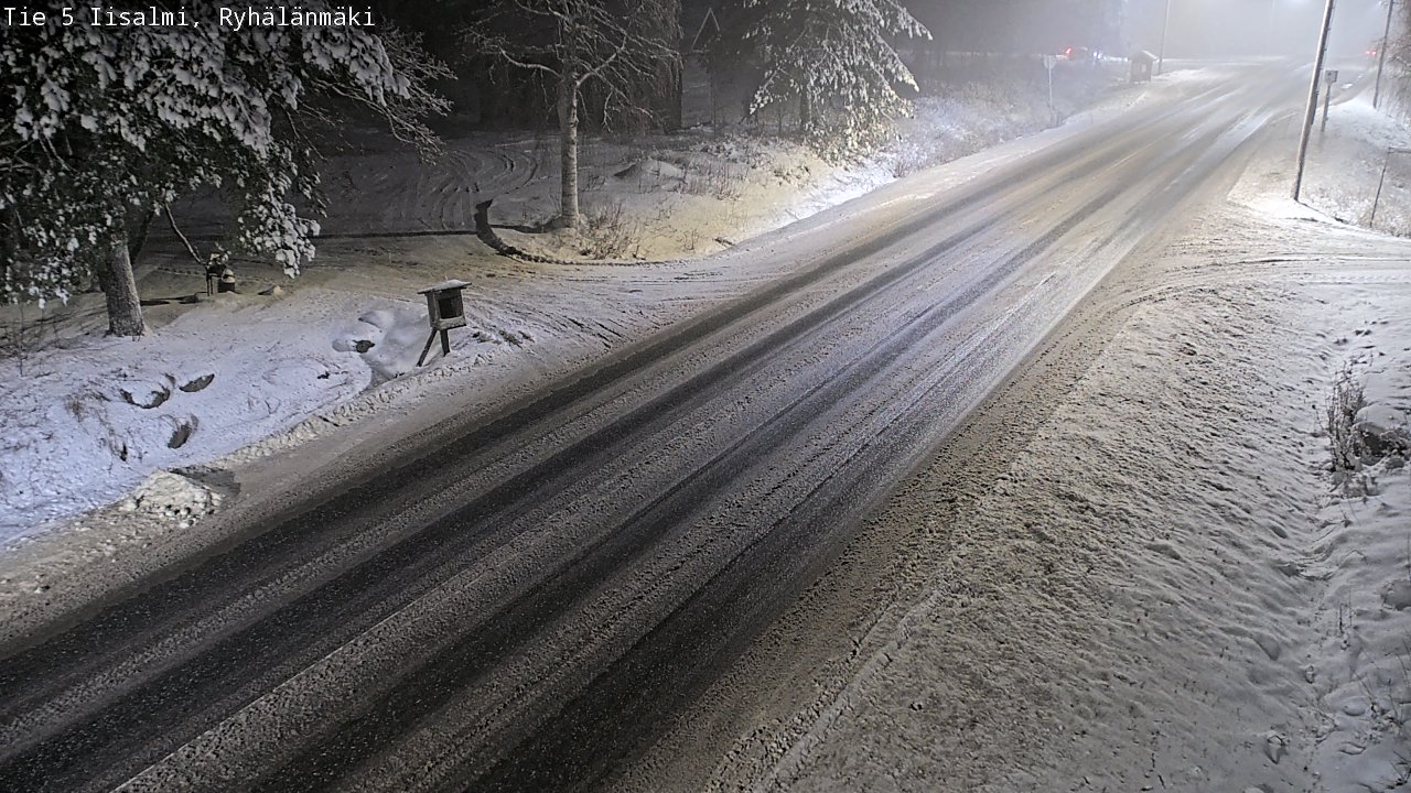 Weather Camera Image Väg 5 Idensalmi, Ryhälänmäki, Iisalmi, Pohjois-Savo