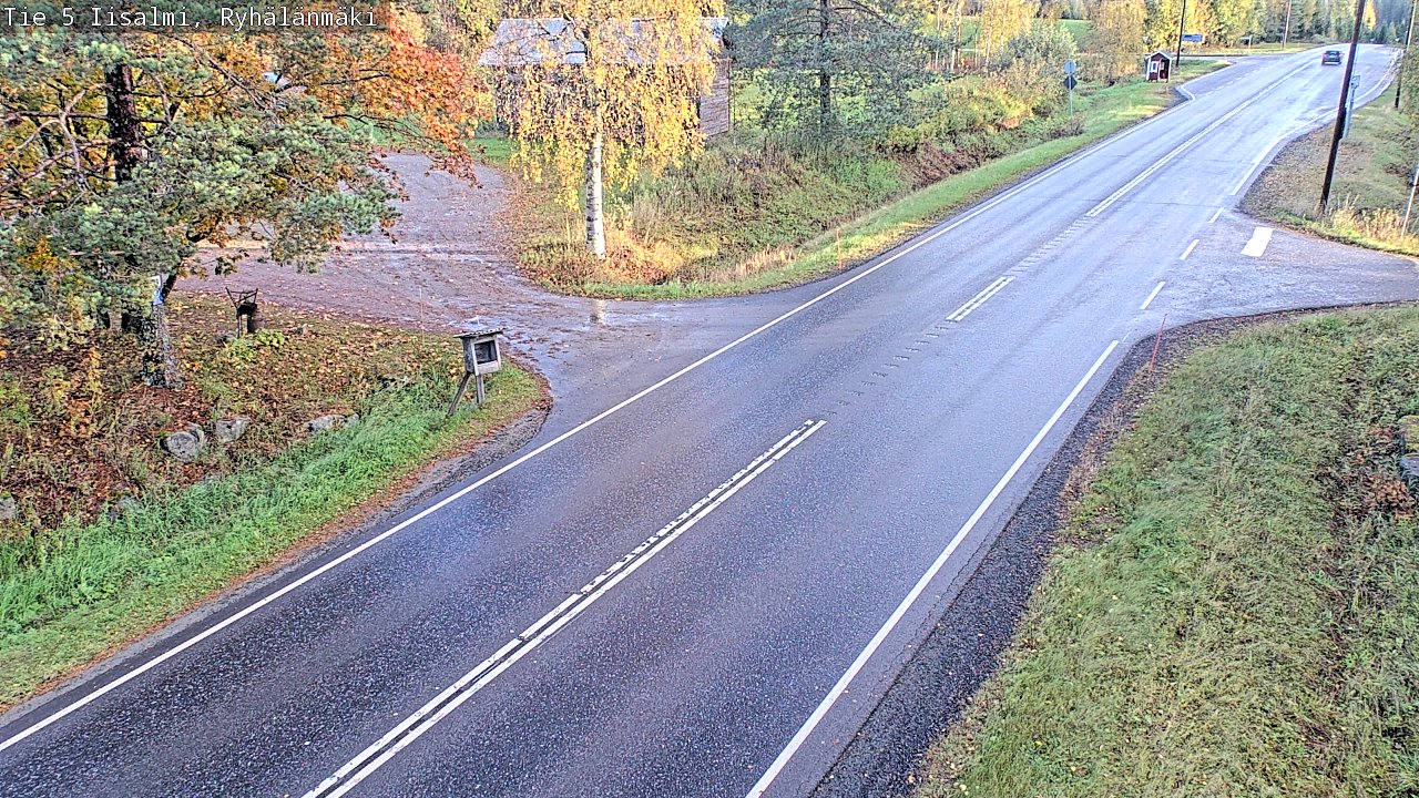 Weather Camera Image Road 5 Iisalmi, Ryhälänmäki, Iisalmi, Pohjois-Savo