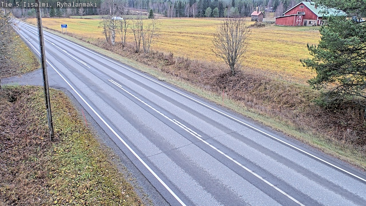 Weather Camera Image Väg 5 Idensalmi, Ryhälänmäki, Iisalmi, Pohjois-Savo