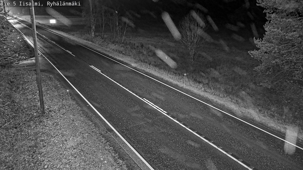 Weather Camera Image Road 5 Iisalmi, Ryhälänmäki, Iisalmi, Pohjois-Savo