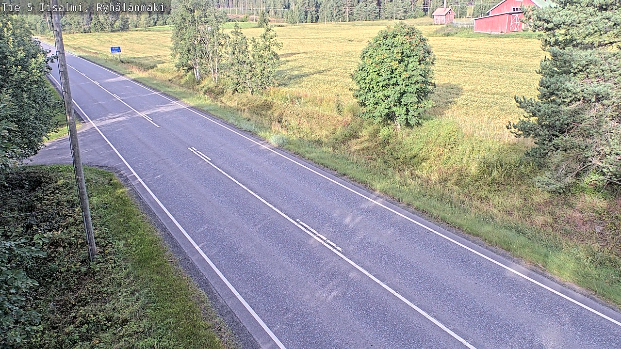 Weather Camera Image Väg 5 Idensalmi, Ryhälänmäki, Iisalmi, Pohjois-Savo