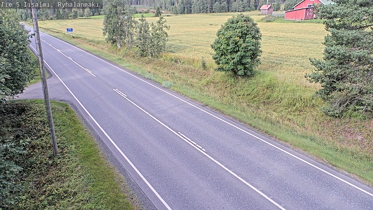 Weather Camera Image Väg 5 Idensalmi, Ryhälänmäki, Iisalmi, Pohjois-Savo