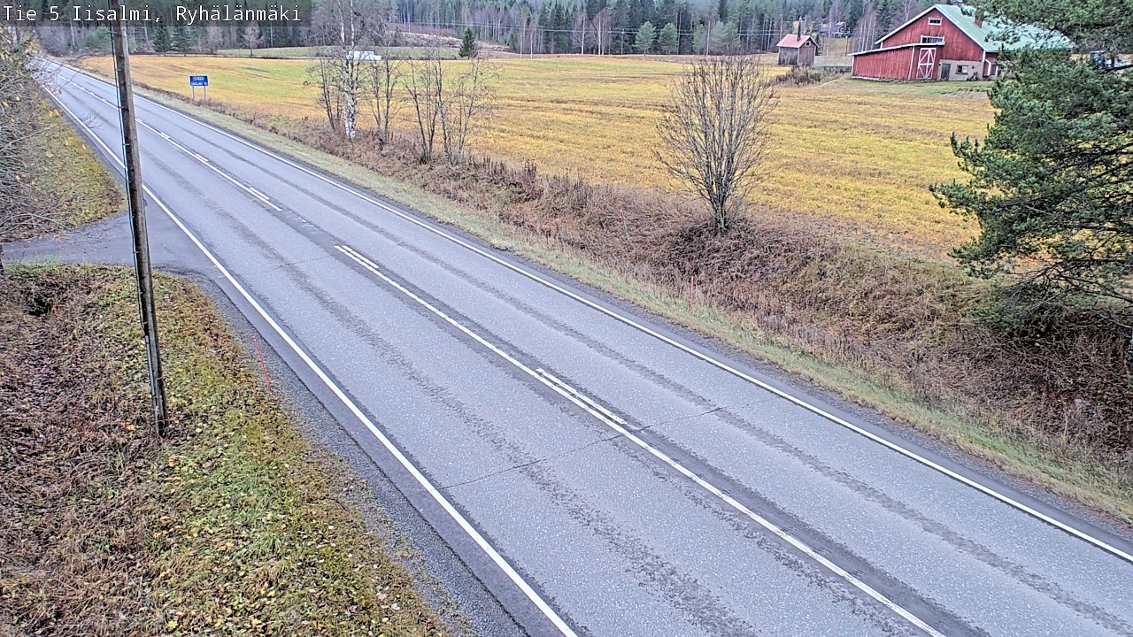 Weather Camera Image Väg 5 Idensalmi, Ryhälänmäki, Iisalmi, Pohjois-Savo