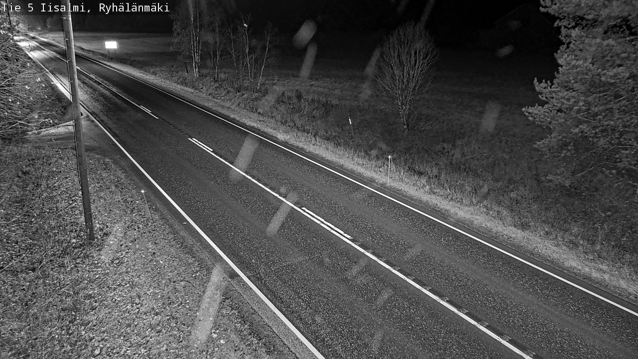 Weather Camera Image Road 5 Iisalmi, Ryhälänmäki, Iisalmi, Pohjois-Savo