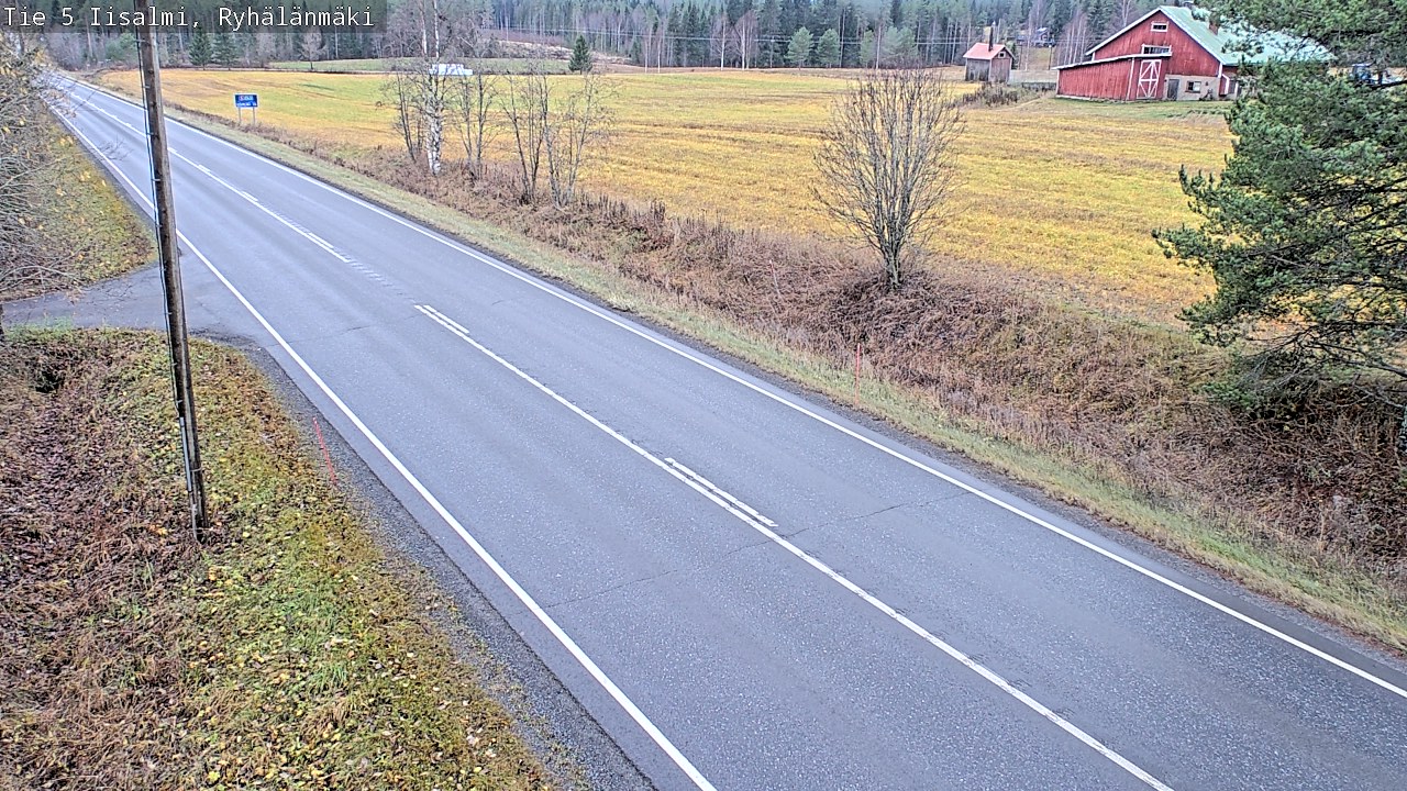 Weather Camera Image Väg 5 Idensalmi, Ryhälänmäki, Iisalmi, Pohjois-Savo