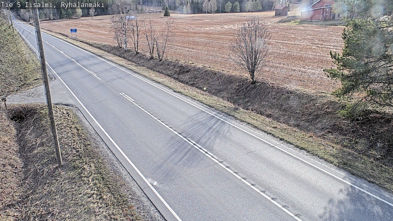 Weather Camera Image Väg 5 Idensalmi, Ryhälänmäki, Iisalmi, Pohjois-Savo
