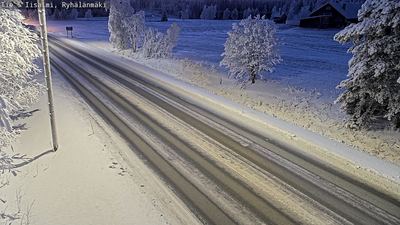 Weather Camera Image Väg 5 Idensalmi, Ryhälänmäki, Iisalmi, Pohjois-Savo
