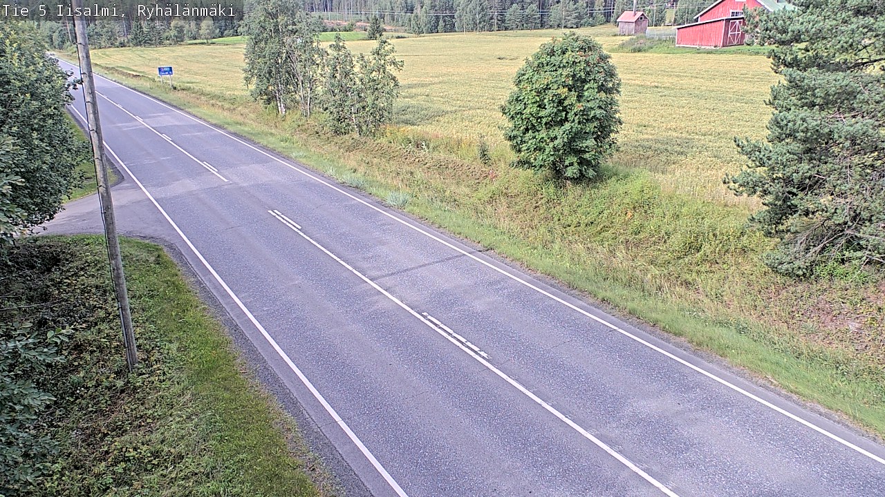 Weather Camera Image Väg 5 Idensalmi, Ryhälänmäki, Iisalmi, Pohjois-Savo