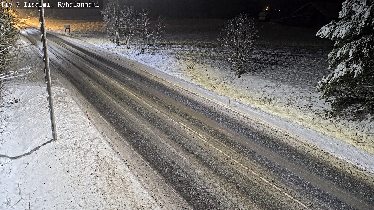Weather Camera Image Väg 5 Idensalmi, Ryhälänmäki, Iisalmi, Pohjois-Savo